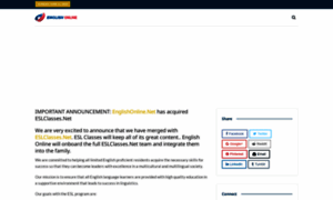 Englishonline.net thumbnail