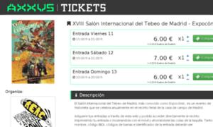 Entradas.expocomic.com thumbnail