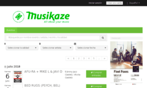 Entradas.musikaze.com thumbnail