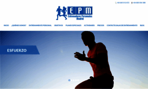 Entrenadorespersonalesmadrid.com thumbnail