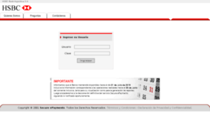 Epayments.hsbc.com.ar thumbnail