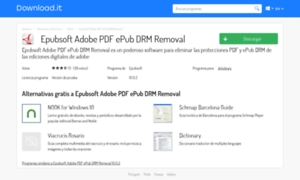 Epubsoft-adobe-pdf-epub-drm-removal.es.download.it thumbnail