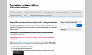 Equivalenciasneumaticos.com thumbnail