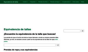 Equivalenciatallas.com thumbnail