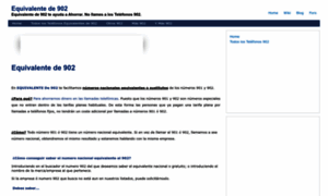 Equivalentede902.com.es thumbnail