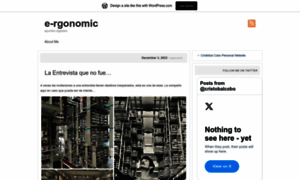 Ergonomic.wordpress.com thumbnail