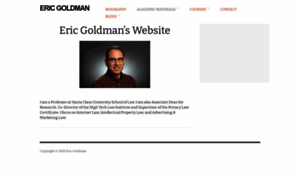 Ericgoldman.org thumbnail