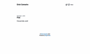 Erickcamacho.com thumbnail