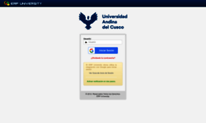Erp.uandina.edu.pe thumbnail