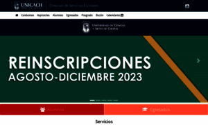 Escolares.unicach.mx thumbnail