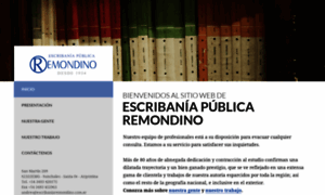 Escribaniaremondino.com.ar thumbnail