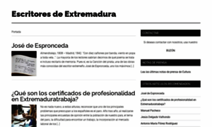 Escritoresdeextremadura.com thumbnail
