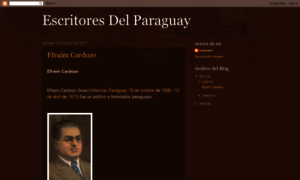 Escritoresdelparaguay.blogspot.com thumbnail