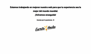 Escritoyhecho.com thumbnail