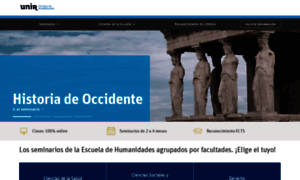 Escueladehumanidades.unir.net thumbnail
