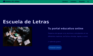Escueladeletras.com thumbnail