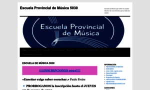 Escuelademusica5030.com.ar thumbnail