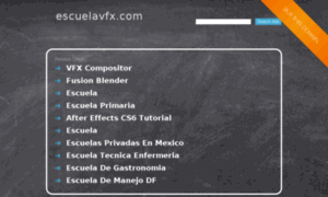 Escuelavfx.com thumbnail