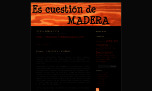 Escuestiondemadera.wordpress.com thumbnail