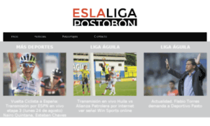 Eslaligapostobon.com.co thumbnail