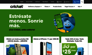 Espanol.cricketwireless.com thumbnail