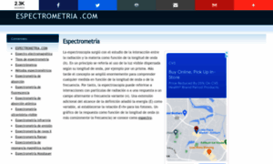 Espectrometria.com thumbnail