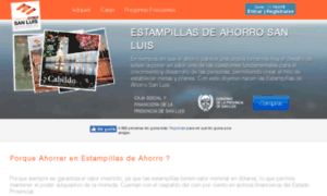 Estampillasdeahorro.sanluis.gov.ar thumbnail