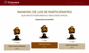 Estatuillas.cinemex.com thumbnail