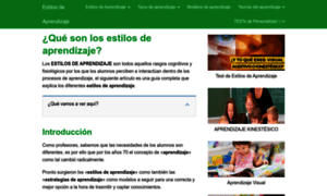 Estilosdeaprendizaje.org thumbnail
