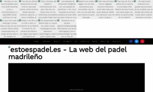 Estoespadel.es thumbnail