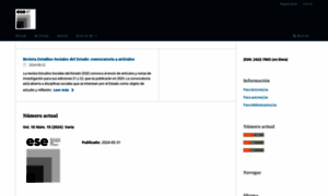 Estudiossocialesdelestado.org thumbnail