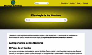 Etimologiadenombres.net thumbnail
