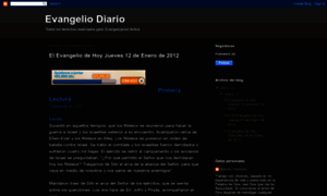 Evangeliodiariocolocho.blogspot.com thumbnail