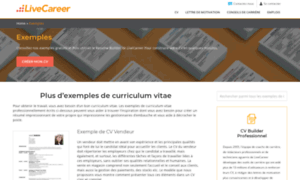 Exemples.livecareer.fr thumbnail