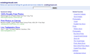 Existingvisual.com thumbnail