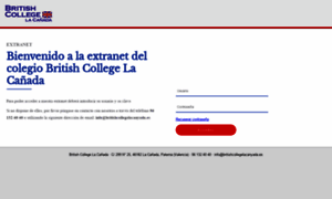 Extranet.britishcollegelacanyada.es thumbnail