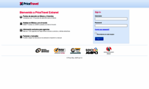 Extranet.pricetravel.com.mx thumbnail
