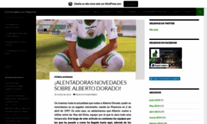 Extremaduraesdeporte.wordpress.com thumbnail