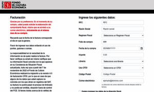 Facturacion.fondodeculturaeconomica.com thumbnail