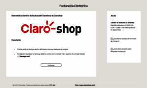 Facturacionelectronica.claroshop.com thumbnail