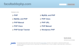 Facultaddephp.com thumbnail