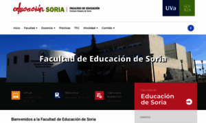 Facultadeducacionsoria.org thumbnail