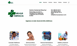 Farmaciaareasur.com thumbnail