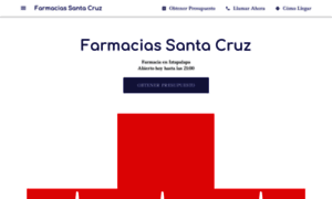 Farmaciassantacruz.negocio.site thumbnail