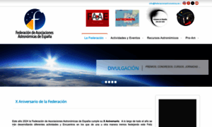 Federacionastronomica.es thumbnail