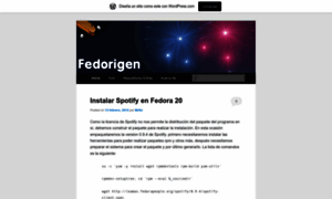 Fedorigen.wordpress.com thumbnail