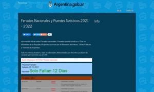 Feriadosypuentes.com.ar thumbnail