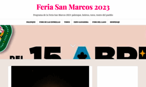 Feriasanmarcos.org thumbnail