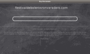 Festivaldebolerosronvaradero.com thumbnail