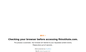 Fhinstitute.com thumbnail